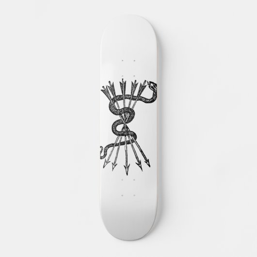 Snake & Arrows Skateboard (Vorderseite)