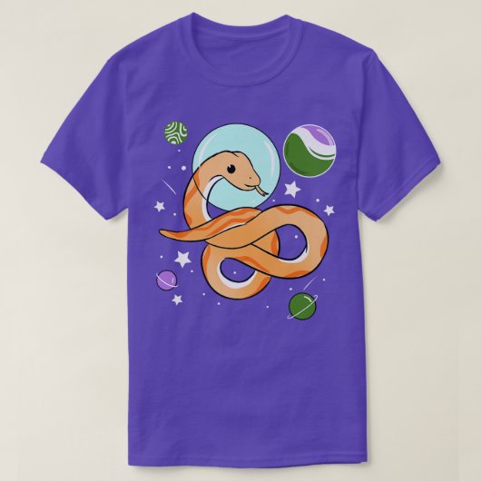 Snake Astronaut Genderqueer Pride T-Shirt (Design vorne)
