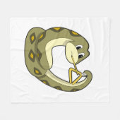 Snake at Music with Triangle.PNG Fleecedecke (Vorderseite (Horizontal))