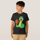 Snake Basketball player Basketball T-Shirt (Vorne ganz)