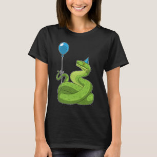 Snake Birthday Balloon T-Shirt
