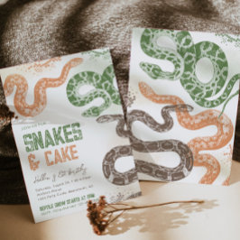 Snake Birthday Invitations Einladung