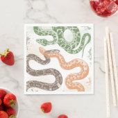 Snake Birthday Party Napkins Serviette (Beispiel)