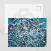 Snake Charmer Postkarte (Vorne/Hinten)