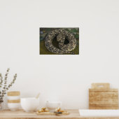 Snake Charmers afrikanischer Puff-adder Bitis Poster (Küche)