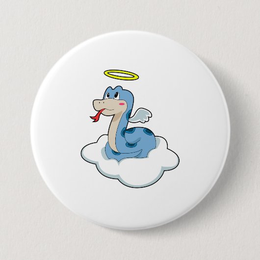Snake Cloud Angel Button (Vorderseite)
