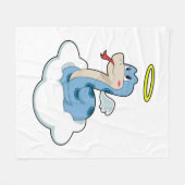 Snake Cloud Angel Fleecedecke (Vorderseite (Horizontal))