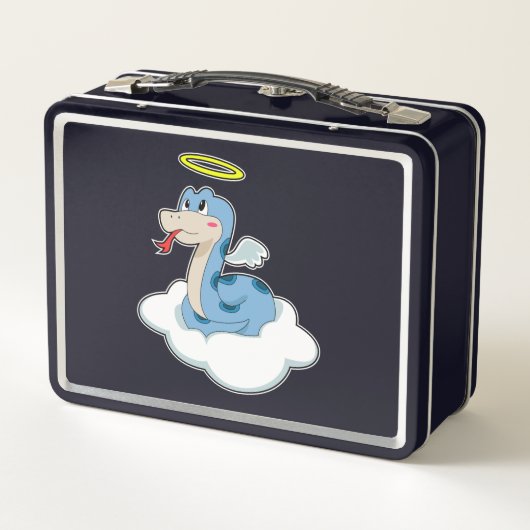 Snake Cloud Angel Metall Brotdose (Rückseite)
