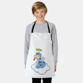 Snake Cloud Angel Schürze (Getragen)