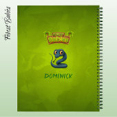 Snake Cute reptile Jungle Welcome Serpent Design🐍 Notizblock