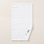 Snake Design Monogrammed Badhandtuch Set (Handtuch)