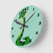 Snake Design Runde Wanduhr (Winkel)