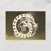 SNAKE DRAGON AGATE lila-weiß-grau Visitenkarte (Rückseite)