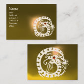 SNAKE DRAGON TOPAZ lila, gelb Visitenkarte (Vorne/Hinten)