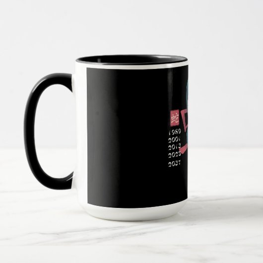 Snake East Zodiac Sign Design Tasse (Links)