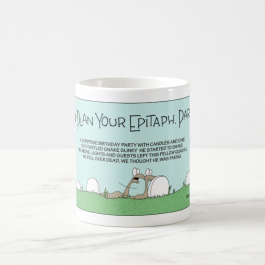 Snake Epitaph Kaffeetasse (Mittel)