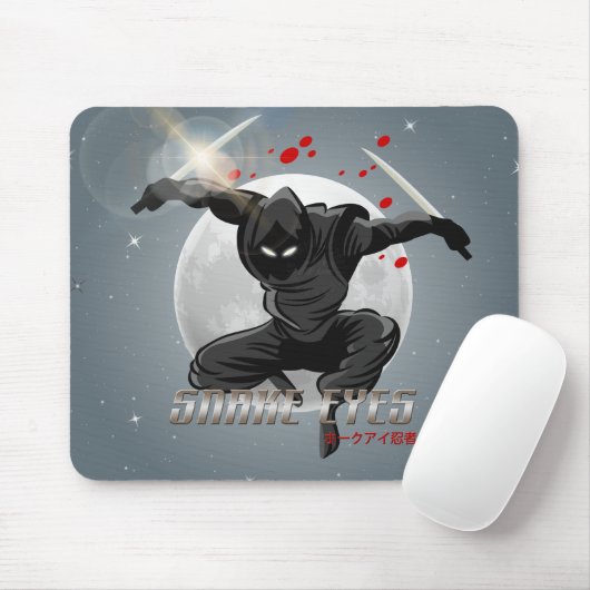 Snake Eyes Ninja | Mousepad (Mit Mouse)