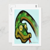 Snake Eyes Postkarte (Vorne/Hinten)