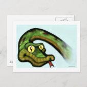 Snake Eyes Postkarte (Vorne/Hinten)