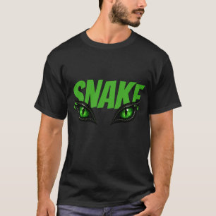 Snake Eyes T-Shirt Fettes Schlangengrafik