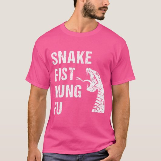 Snake Fist Kung Fu T-Shirt (Vorderseite)