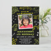 Snake Geburtstagsparty Einladungen Boy Party Moder (Stehend Vorderseite)