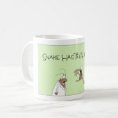 Snake Gets Teeth Cleaned Kaffeetasse (Vorderseite Links)