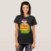 Snake Halloween Pumpkin T-Shirt (Vorne ganz)
