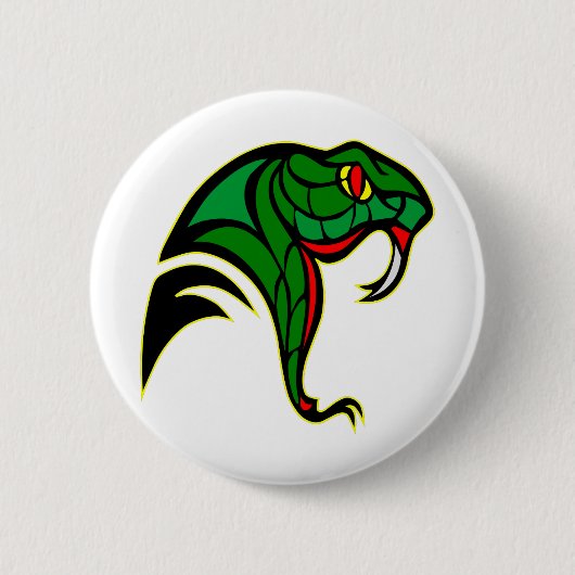 Snake Head Tattoo Button (Vorderseite)