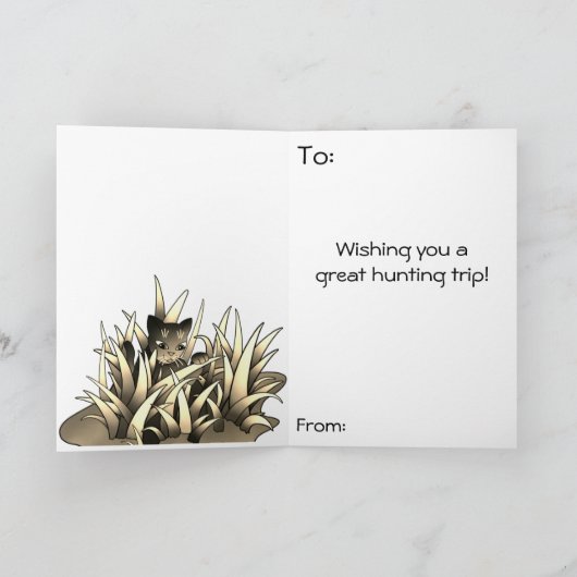 Snake Hunter Cat Karte (Innenseite)