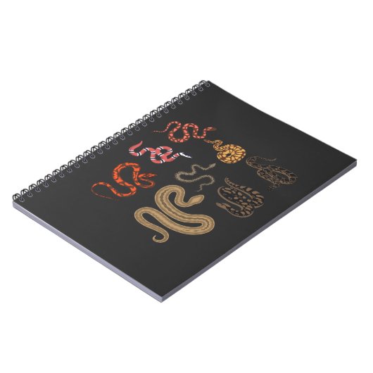 Snake Hunter Reptile Collector Animal Education Notizblock (Linke Seite)