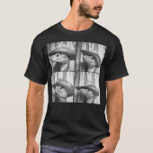 Snake In Cowboy Hat Funny Animal Photobooth Snake  T-Shirt (Vorderseite)