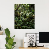 Snake Is Coming Shadow Path Poster (Heimbüro)