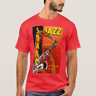 Snake Jazz Vintag T-Shirt