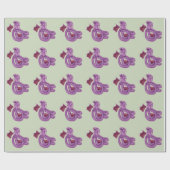 Snake Knitting Geschenkpapier (Flach)