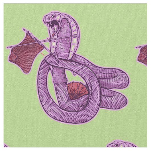 Snake Knitting Stoff (Nahaufnahme)
