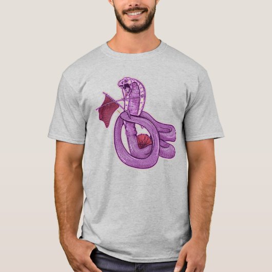 Snake Knitting T-Shirt (Vorderseite)