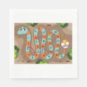 Snake Ladder Game Serviette (Vorderseite)