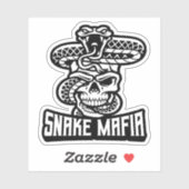 Snake Mafia Sticker (Blatt)