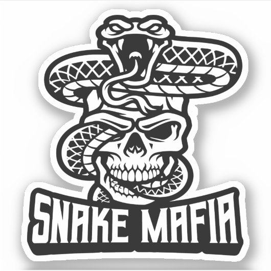 Snake Mafia Sticker (Vorderseite)
