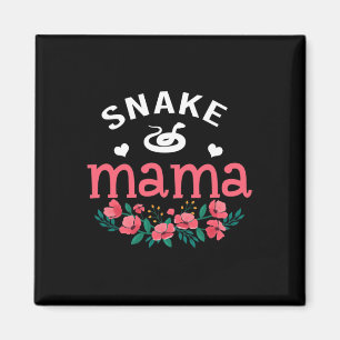 Snake Mama Gifts Womens Mama Niedlich Schlange Hau Magnet