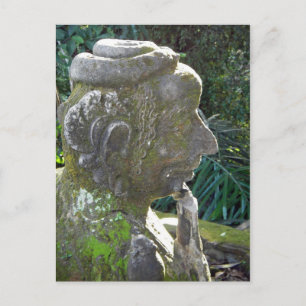 Snake Man Statue Postcard Postkarte