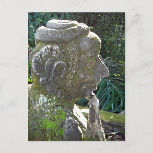 Snake Man Statue Postcard Postkarte (Vorderseite)