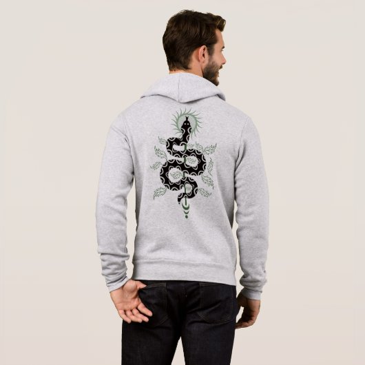 Snake Oasis Hoodie (Schwarz voll)