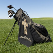 Snake on Cross Golfhandtuch (Gras)