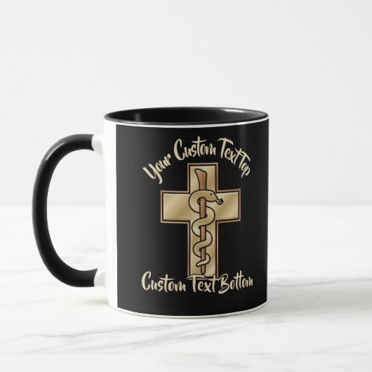 Snake on Cross Tasse (Links)