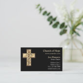 Snake on Cross Visitenkarte (Stehend Vorderseite)