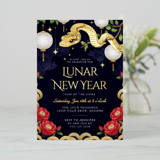 Snake-Party Einladung 2025 (Stehend vorne)