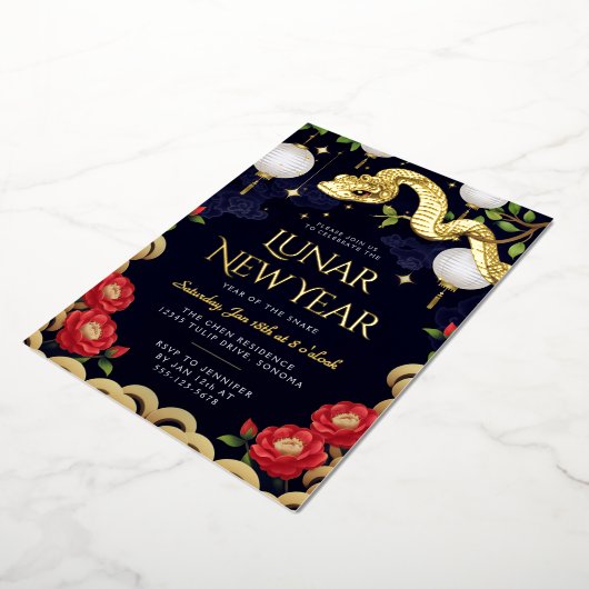 Snake-Party Einladung 2025 (Gedreht)