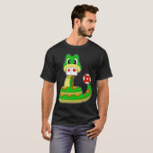 Snake Poker Karten T-Shirt (Vorne ganz)